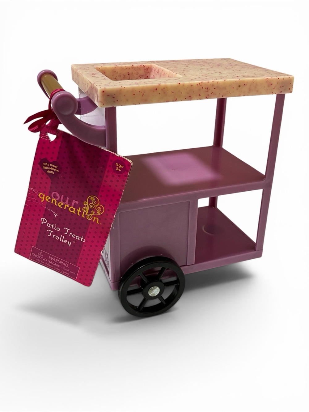 Our Generation Patio Treats Trolley Cart 18" Doll Ice Cream Stand Replacement